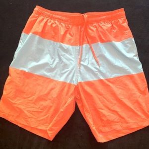 Mens elastic drawstring shorts